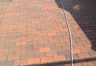 Driveway cleaned and resanded in Awsworth, Nottingham (after)